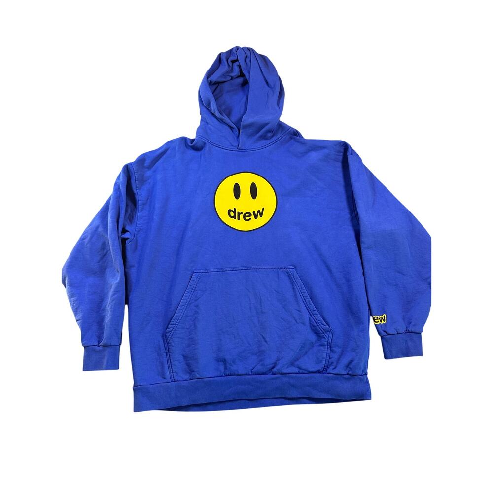 Drew Mascot Oversized Hoodie, blue /yellow, Size 2XL